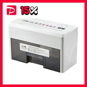 COMIX パーソナルシュレッダー A4クロスカット ホワイト S356N-W 1台