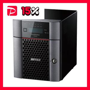 バッファロー TeraStationスナップショット機能搭載 法人向けNAS デスクトップモデル 4ドライブ 4TB TS6400DN04041台