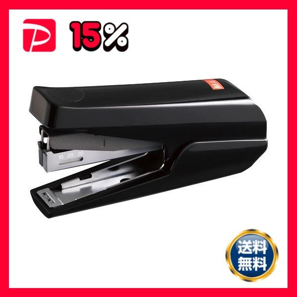（まとめ） マックス軽とじホッチキス 20枚とじ ブラック HD-10TL（P）／K 1個 〔×2セ...