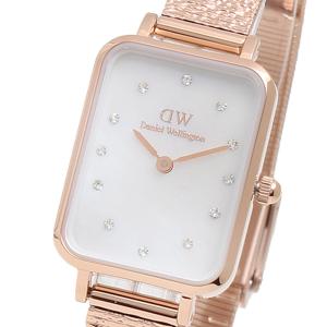 ダニエルウェリントン DANIEL WELLINGTON 腕時計 レディース QUADRO 26 DW00100578 クアドロ ホワイト｜revomuchselect