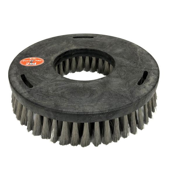 レボテック 【ステンレスブラシ】 オットセイブラシ2nd（シャンピング）12インチ《黒樹脂台》ポリッ...