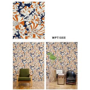 Dress Camp 不織布 Diy 工具 壁紙 Wallpaper クロス 不織布 花柄 貼ってはがせる壁紙 Wpt1055 壁紙のトキワ リウォール