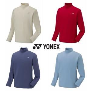 特価品 返品交換不可 YONEX メンズ 長袖 ハイネックシャツ ゴルフ ウェア ヨネックス GWF1593 吸放湿 ストレッチ 制電 パワースリーブ180 送料無料｜rex2020