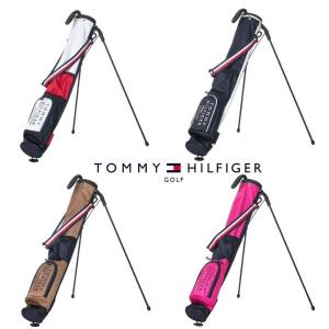 トミーヒルフィガー ゴルフ セルフスタンド キャディバック ミックスマテリアル 5〜6本収納 1.3kg Tommy Hilfiger THMG2FK1 送料無料 あす楽 あすつく