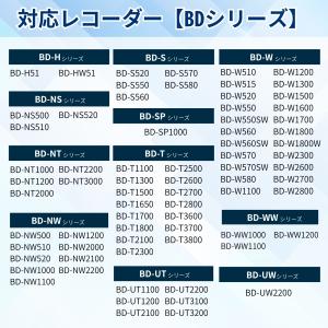 互換品 ブルーレイ レコーダー リモコン シャ...の詳細画像2