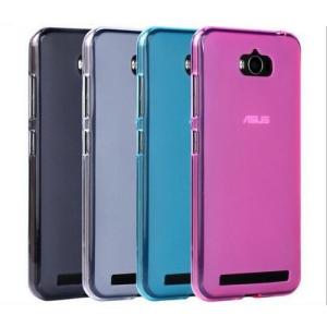 ASUS ZenFone Max (ZC550KL) TPU ソフトケース カバー 4色　液晶保護 0.26mm 強化ガラスフィルム付き