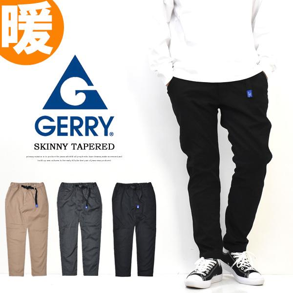 GERRY ジェリー 裏フリース ストレッチツイル クライミング スキニーパンツ アウトドア チノパ...