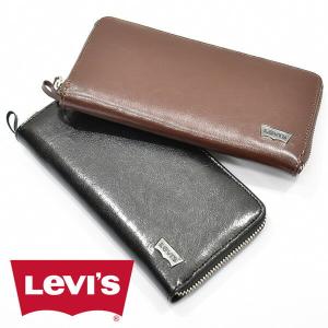 Levi's リーバイス 長財布 本革 ラウンドジップ レザー ウォレット ラウンドファスナー サイフ チャック 牛革 11128203