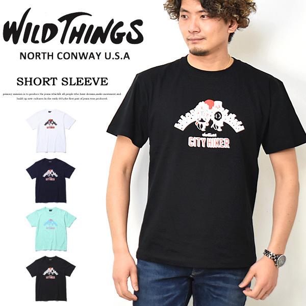 SALE セール WILD THINGS ワイルドシングス CITY HIKER プリント 半袖Tシ...