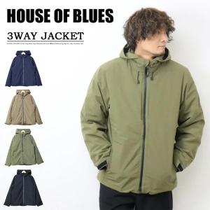 SALE セール HOUSE OF BLUES ハウスオブブルース 脱着ボアライナー 3WAY スト...