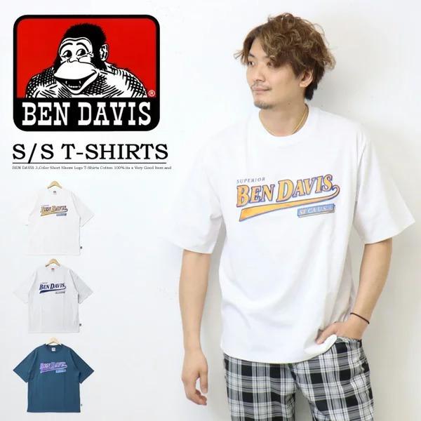 SALE セール BEN DAVIS ベンデイビス ベースボールロゴ 半袖 Tシャツ ビッグシルエッ...