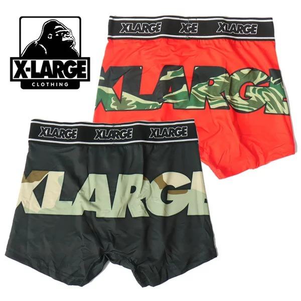 X-LARGE エクストララージ ボクサーパンツ ロゴカモ アンダーウェア 下着 肌着 メンズ 70...