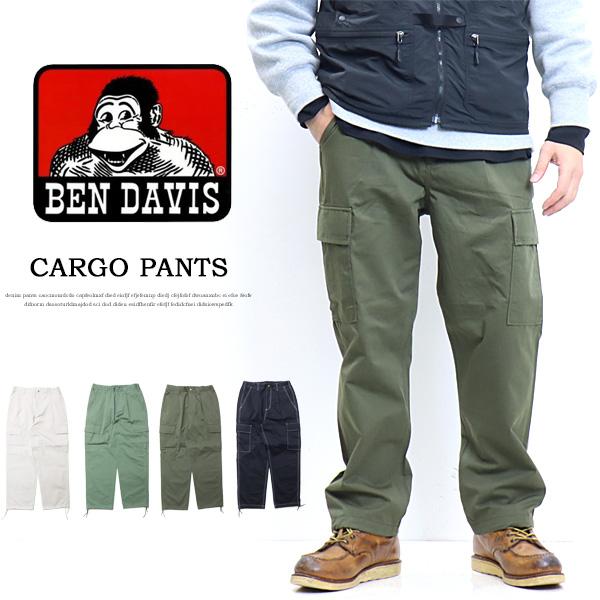 BEN DAVIS ベンデイビス ルーズシルエット イージーカーゴパンツ ゴリラ イージーパンツ メ...