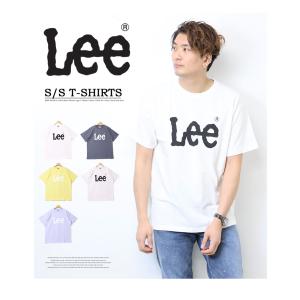 大きいサイズ Lee リー ロゴプリント 半袖...の詳細画像1