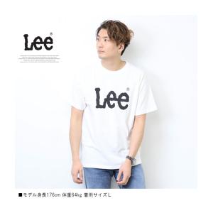 大きいサイズ Lee リー ロゴプリント 半袖...の詳細画像4