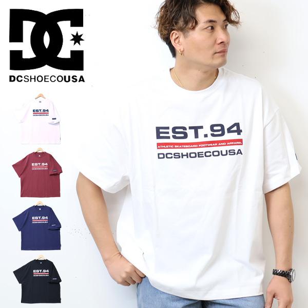 DC SHOES ディーシーシュー EST94ロゴ オーバーサイズ 半袖 Tシャツ ドロップショルダ...