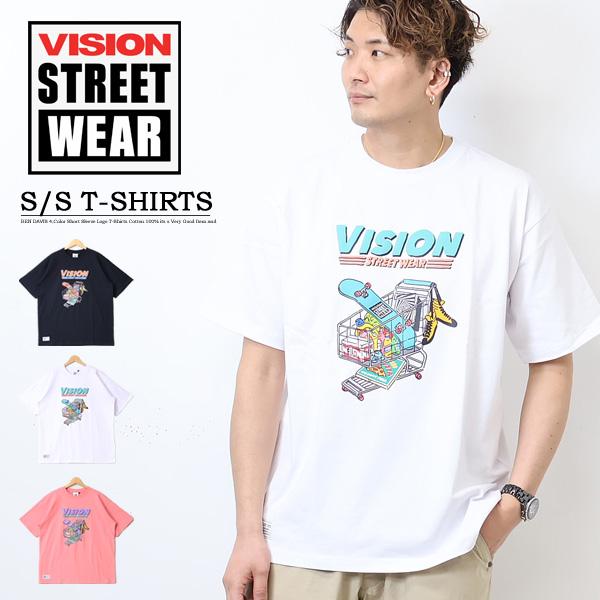 VISION STREET WEAR ビジョンストリートウェアー スーパーマーケットプリント 半袖T...