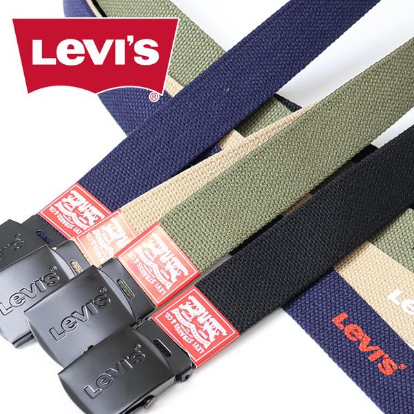 Levi&apos;s リーバイス GIベルト ガチャベルト 布ベルト メンズ レディース ユニセックス フリ...