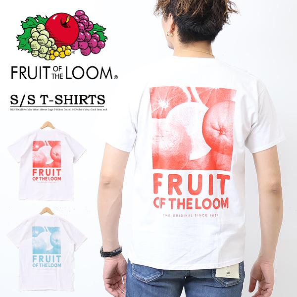 FRUIT OF THE LOOM フルーツオブザルーム フォト バックプリント 半袖Tシャツ メン...