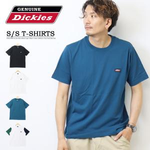 GENUINE Dickies ジェニュイン ディッキーズ ワンポイント 半袖Tシャツ 半T メンズ レディース ユニセックス 3278-5400｜rexone