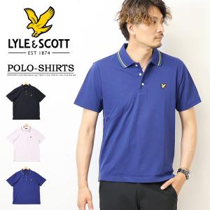 LYLE&amp;SCOTT ライルアンドスコット 襟ライン 半袖ポロシャツ ゴルフ メンズ 3232-06...