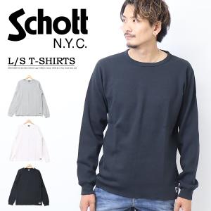 Schott N.Y.C（ショット） Schott ハニカムワッフル クルーネック 長袖