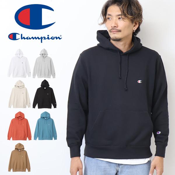 Champion チャンピオン プルオーバー スウェットパーカー 裏毛 プルパーカー ワンポイント ...