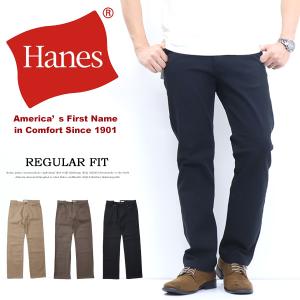 Hanes（ヘインズ） 大きいサイズ ノータックトラウザーパンツ