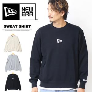 NEW ERA ニューエラ 裏毛 スウェットシャツ クルーネック フラッグロゴミニ メンズ トレーナー 送料無料 13755316 13755317 13755318