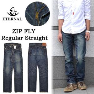ETERNAL[エターナル] タイトストレートジーンズ セルビッチ 5ポケット