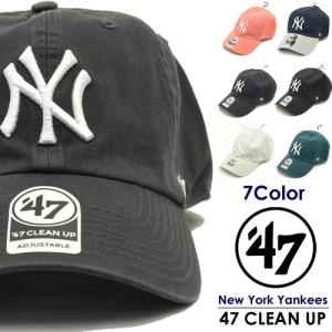47BRAND フォーティーセブンブランド キャップ スナップバック Yankees 47 CLEAN UP B-RGW17GWS