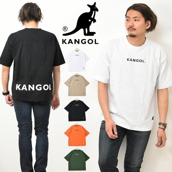 SALE KANGOL ロゴ刺繍 半袖 Tシャツ ロゴプリント ビッグT C5031N セール カン...