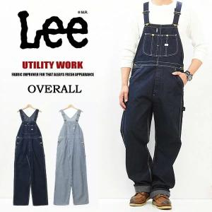 Lee（リー） 10%off!! オーバーオール デニム インディゴブルー メンズ