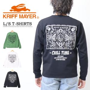 KRIFF MAYER クリフメイヤー チルタイムロンT バンダナ 長袖Tシャツ 長T メンズ 2337809｜rexone