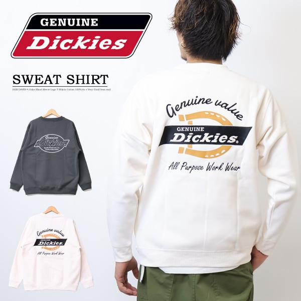 大きいサイズ GENUINE Dickies ジェニュイン ディッキーズ バックロゴ スウェットシャ...