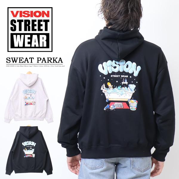 VISION STREET WEAR ビジョンストリートウェアー バスタイムプリント スウェットパー...