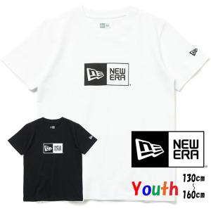 NEW ERA ニューエラ Youth キッズ ボックスロゴ 半袖Tシャツ 半Ｔ ジュニア 子供用 14111858 14111860｜rexone