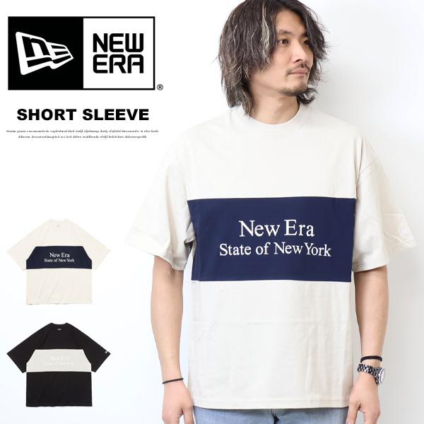 NEW ERA ニューエラ 半袖Tシャツ オーバーサイズド Panel Tee 半T メンズ 141...