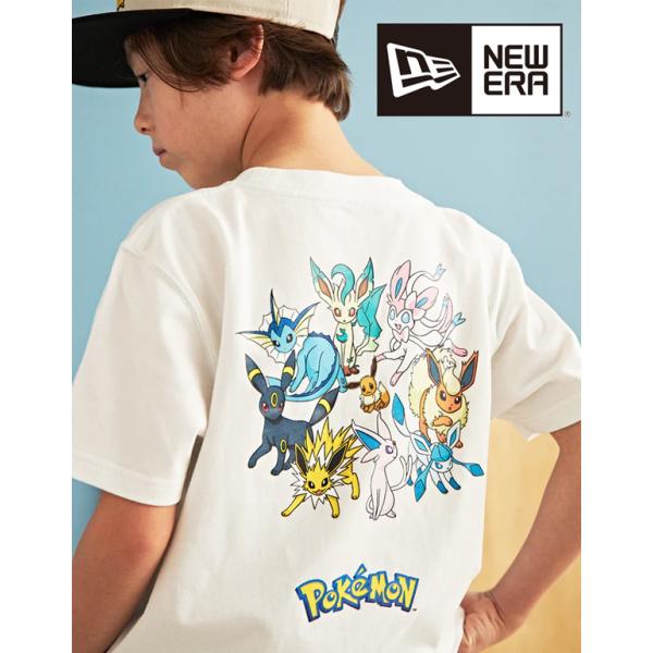 NEW ERA Youth キッズ コラボTシャツ ポケモン 半袖Tシャツ 半Ｔ ジュニア 1412...