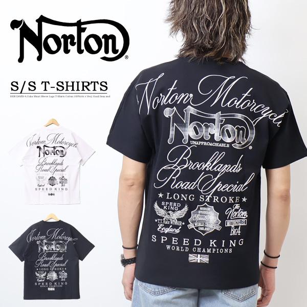 Norton ノートン オンブレチェック使い MAXTシャツ メンズ 半袖Tシャツ 半T 送料無料 ...