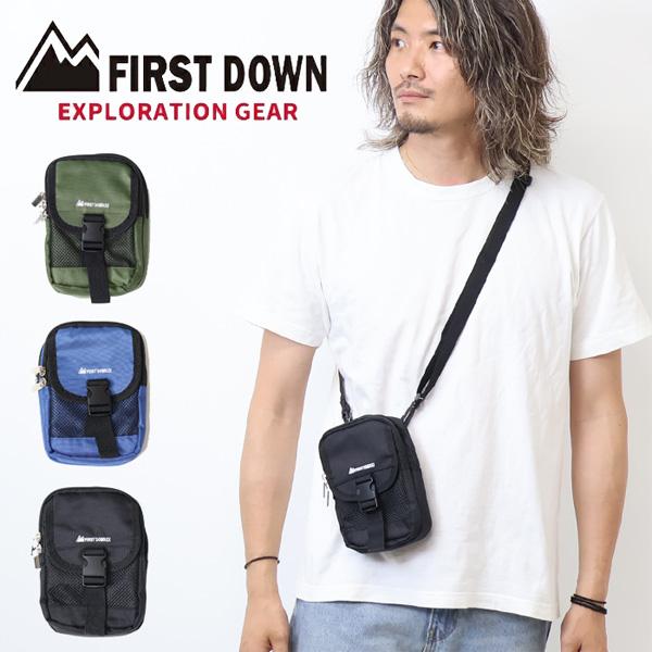 FIRST DOWN EXPLORATION GEAR ファーストダウン ショルダーバッグ ベルトポ...