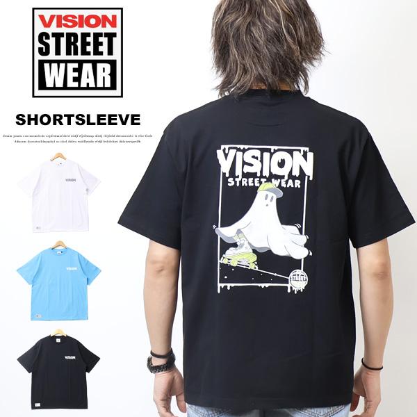 VISION STREET WEAR ビジョンストリートウェアー ゴーストスケーター 半袖Tシャツ ...