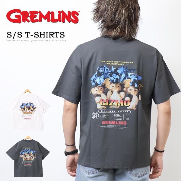 GREMLINES グレムリン プリント 半袖Tシャツ 半T メンズ 4515008