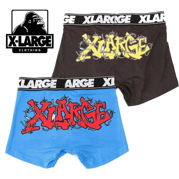 X-LARGE エクストララージ ボクサーパンツ Barbed wire アンダーウェア 下着 肌着...