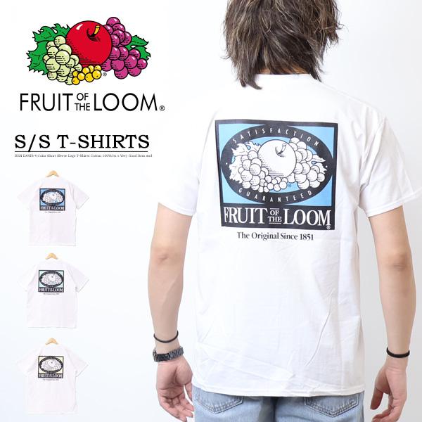FRUIT OF THE LOOM フルーツオブザルーム バックプリント 半袖Tシャツ メンズ 半T...