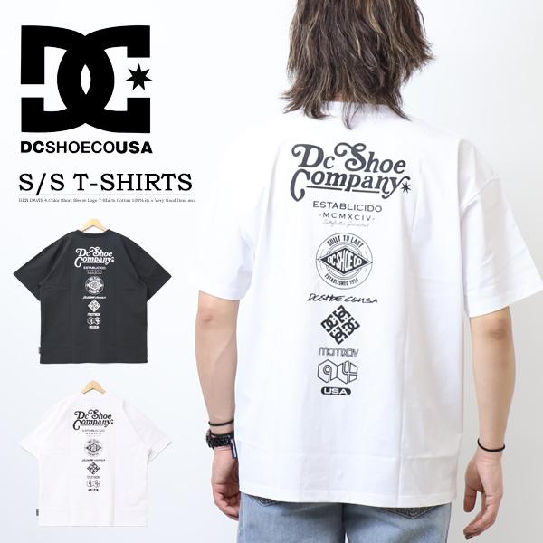 DC SHOES ディーシーシュー バックプリント 胸ポケット 半袖Tシャツ 半T ビッグシルエット...