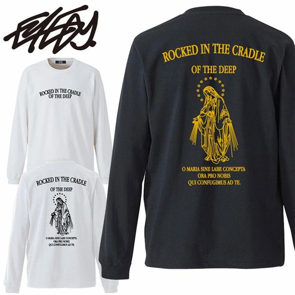 EYEDY アイディ プリント 長袖Tシャツ メダイマリア 長T ロンT メンズ EYE-LTM02...