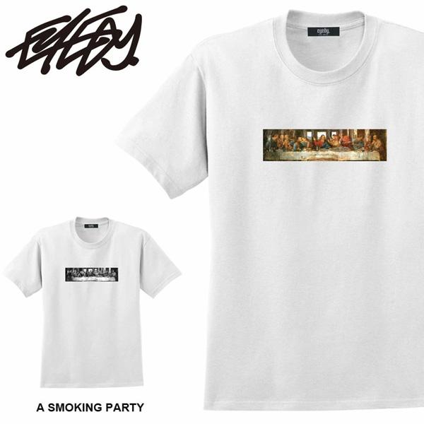 EYEDY アイディ プリント 半袖Tシャツ スモーキングパーティ 半T メンズ EYE-TM052