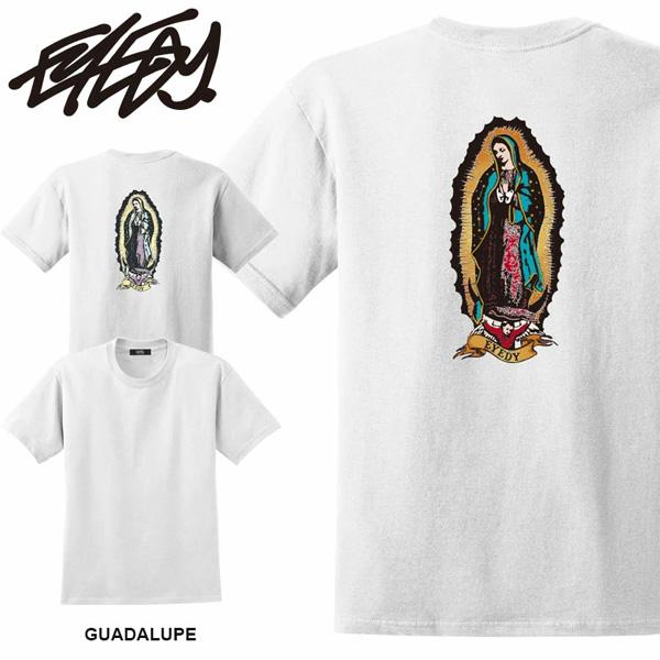 EYEDY アイディ プリント 半袖Tシャツ GUADALUPE 聖母マリア 半T メンズ EYE-...
