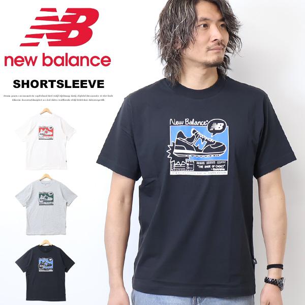 New Balance ニューバランス Ad リラックス プリント 半袖Tシャツ メンズ 半T MT...